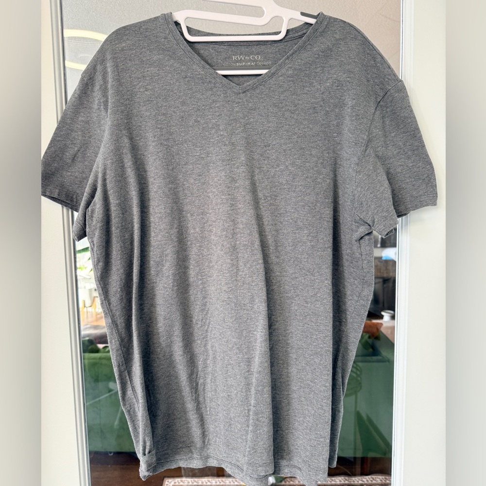 RW&CO. Men's Charcoal Short Sleeve Tee